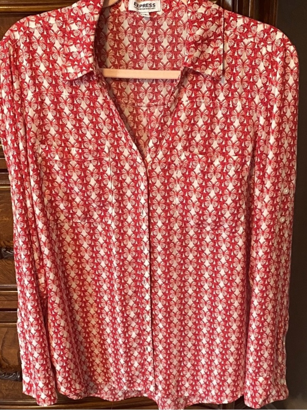 Express portofino butterfly blouse